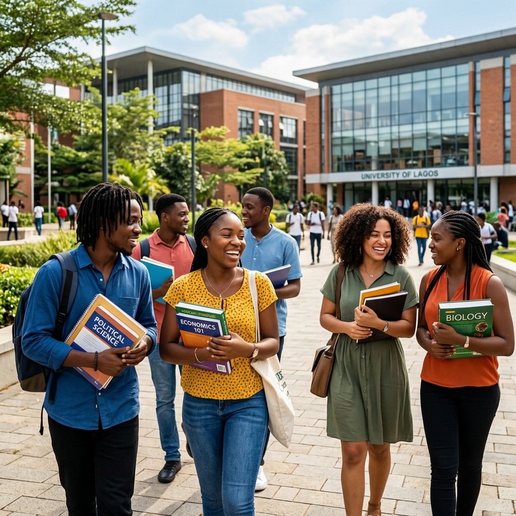 African students on campus